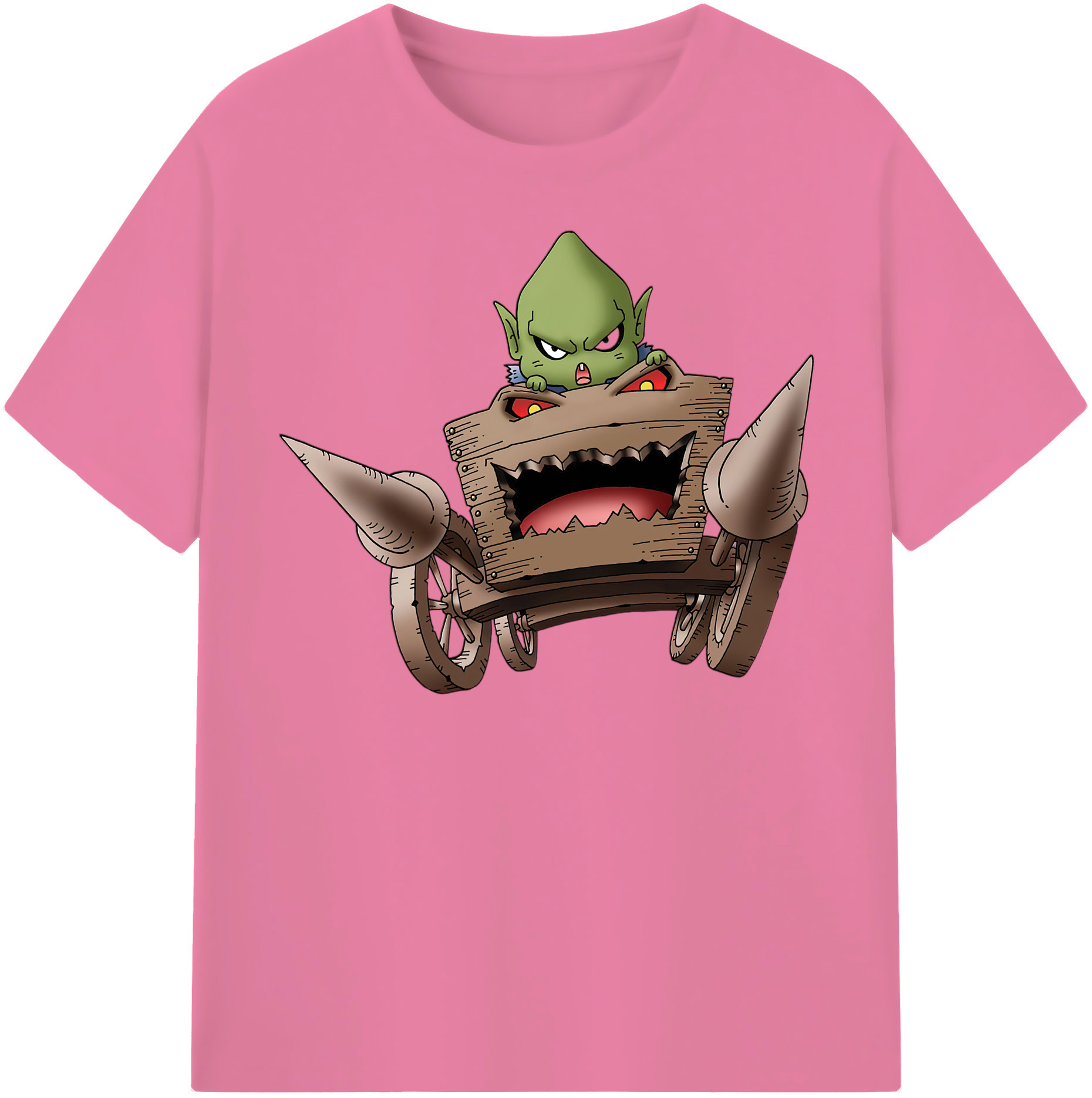 （画像用） ドラゴンクエスト Doragon Kuesuto Dragon Quest 綿100％半袖Tシャツ（フロントプリント）